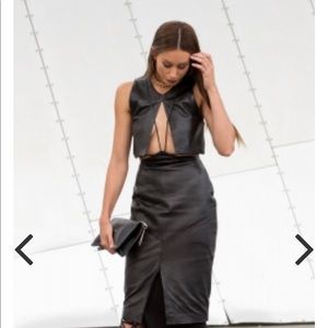 Asilio Raw Ambitions Leather Dress